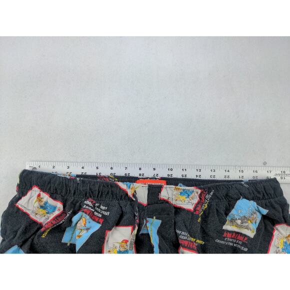 Jeff Foxworthy Sleep Pants Lounge Pants Size L Black Graphic Logo - Picture 9 of 11